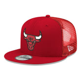 Chicago Bulls Core Logo Meshback 9FIFTY Snapback Hat Red