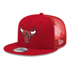 Chicago Bulls Core Logo Meshback 9FIFTY Snapback Hat Red