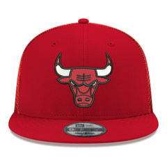 Chicago Bulls Core Logo Meshback 9FIFTY Snapback Hat Red