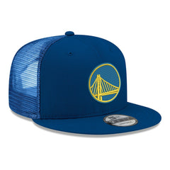 Golden State Warriors Core Logo Meshback 9FIFTY Snapback Hat Royal