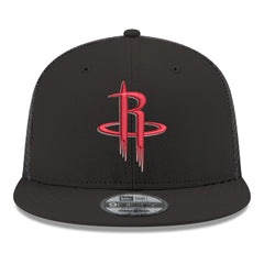 Houston Rockets Core Logo Meshback 9FIFTY Snapback Hat Black