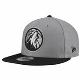 Minnesota Timberwolves Core Logo Storm Gray Two-Tone 9FIFTY Snapback Hat Gray
