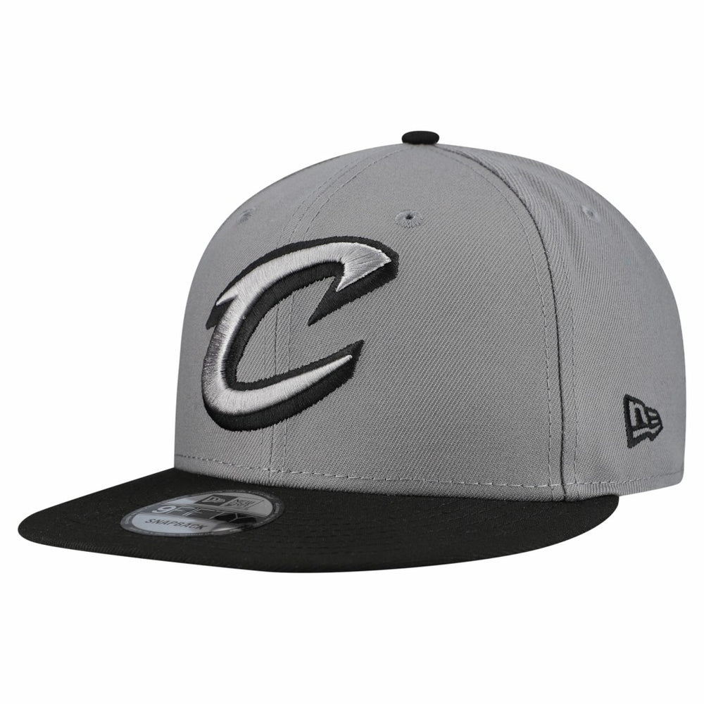 Cleveland Cavaliers Core Logo Storm Gray Two-Tone 9FIFTY Snapback Hat Gray