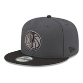 Dallas Mavericks Logo 2-Tone 9FIFTY Snapback Hat Gray/Black