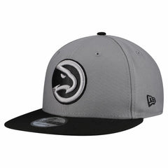 Atlanta Hawks Core Logo Storm Gray Two-Tone 9FIFTY Snapback Hat Gray