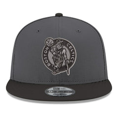 Boston Celtics Logo 2-Tone 9FIFTY Snapback Hat Gray/Black