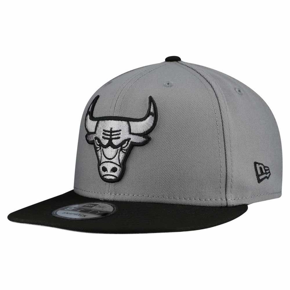 Chicago Bulls Core Logo Storm Gray Two-Tone 9FIFTY Snapback Hat Gray