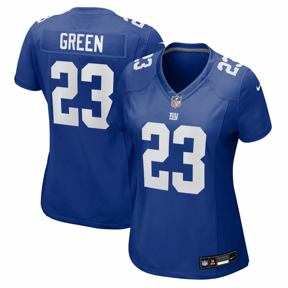 NFL Art Green New York Giants Women's Team Game Jersey - Royal