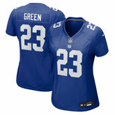 NFL Art Green New York Giants Women's Team Game Jersey - Royal