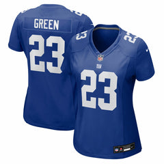 NFL Art Green New York Giants Women's Team Game Jersey - Royal