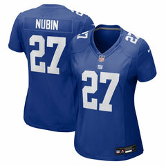 NFL Tyler Nubin New York Giants Women's Team Game Jersey - Royal