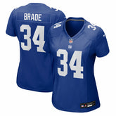 NFL Beau Brade New York Giants Women's Team Game Jersey - Royal