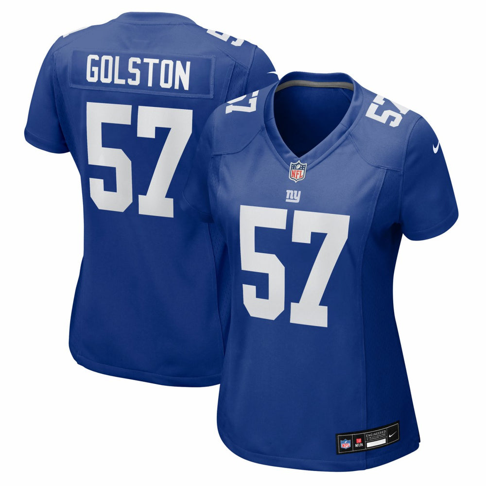 NFL Chauncey Golston New York Giants Women's Team Game Jersey - Royal