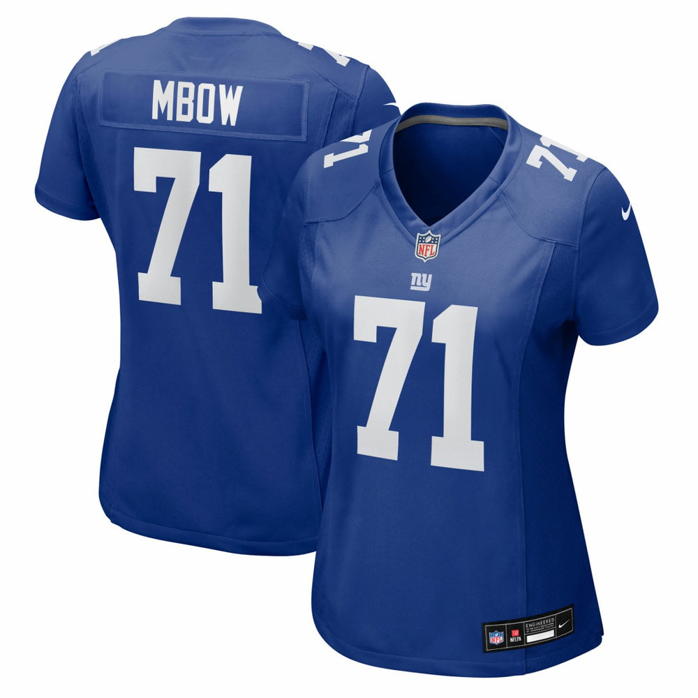 NFL Marcus Mbow New York Giants Women's Team Game Jersey - Royal