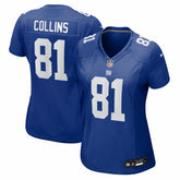 NFL Beaux Collins New York Giants Women's Team Game Jersey - Royal