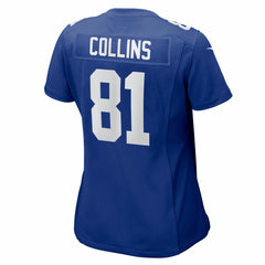 NFL Beaux Collins New York Giants Women's Team Game Jersey - Royal