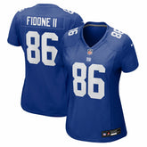 NFL Thomas Fidone II New York Giants Women's Team Game Jersey - Royal