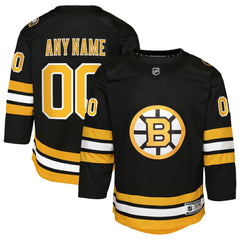 NHL Boston Bruins Youth Home Custom Premier Jersey - Black