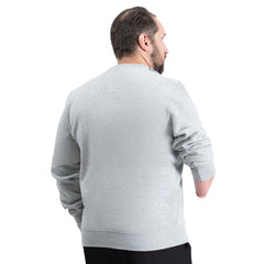 San Antonio Spurs G-III Sports by Carl Banks Adaptive Headliner Fleece Crewneck Sweatshirt Gray