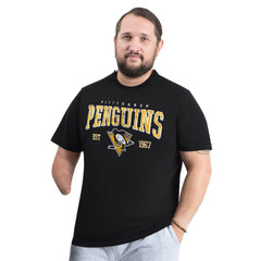 NHL Pittsburgh Penguins G-III Sports by Carl Banks Adaptive Classic Team Graphic T-Shirt - Black