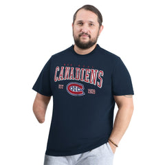 NHL Montreal Canadiens G-III Sports by Carl Banks Adaptive Classic Team Graphic T-Shirt - Navy
