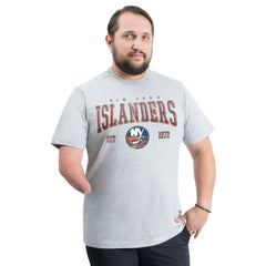 NHL New York Islanders G-III Sports by Carl Banks Adaptive Classic Team Graphic T-Shirt - Gray