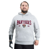 NHL Florida Panthers G-III Sports by Carl Banks Adaptive Classic Team Spirit Fleece Hoodie - Gray