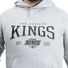 NHL Los Angeles Kings G-III Sports by Carl Banks Adaptive Classic Team Spirit Fleece Hoodie - Gray
