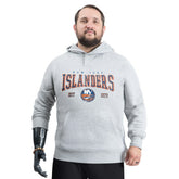 NHL New York Islanders G-III Sports by Carl Banks Adaptive Classic Team Spirit Fleece Hoodie - Gray