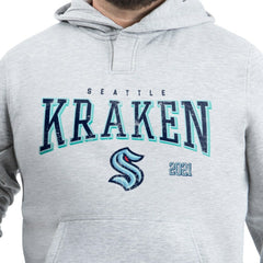NHL Seattle Kraken G-III Sports by Carl Banks Adaptive Classic Team Spirit Fleece Hoodie - Gray