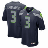 NFL Nick Emmanwori Seattle Seahawks Team Game Jersey - College Navy
