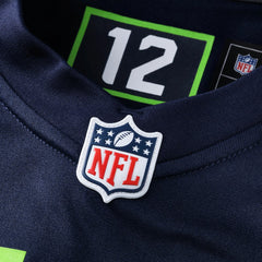 NFL Nick Emmanwori Seattle Seahawks Team Game Jersey - College Navy