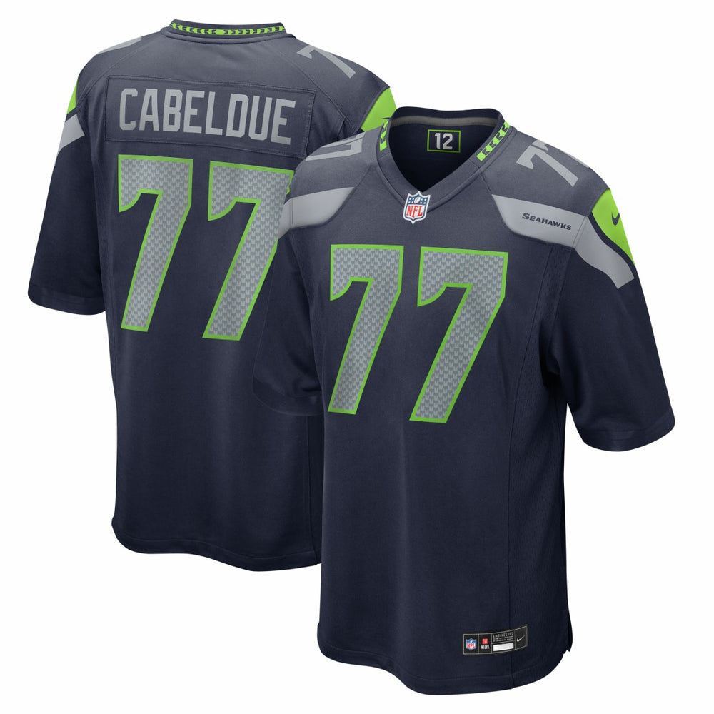 NFL Bryce Cabeldue Seattle Seahawks Team Game Jersey - College Navy