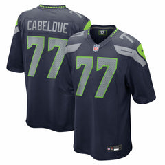 NFL Bryce Cabeldue Seattle Seahawks Team Game Jersey - College Navy