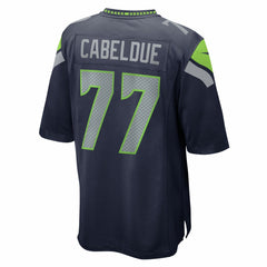NFL Bryce Cabeldue Seattle Seahawks Team Game Jersey - College Navy