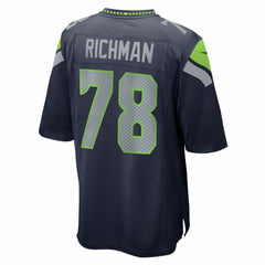 NFL Mason Richman Seattle Seahawks Team Game Jersey - College Navy