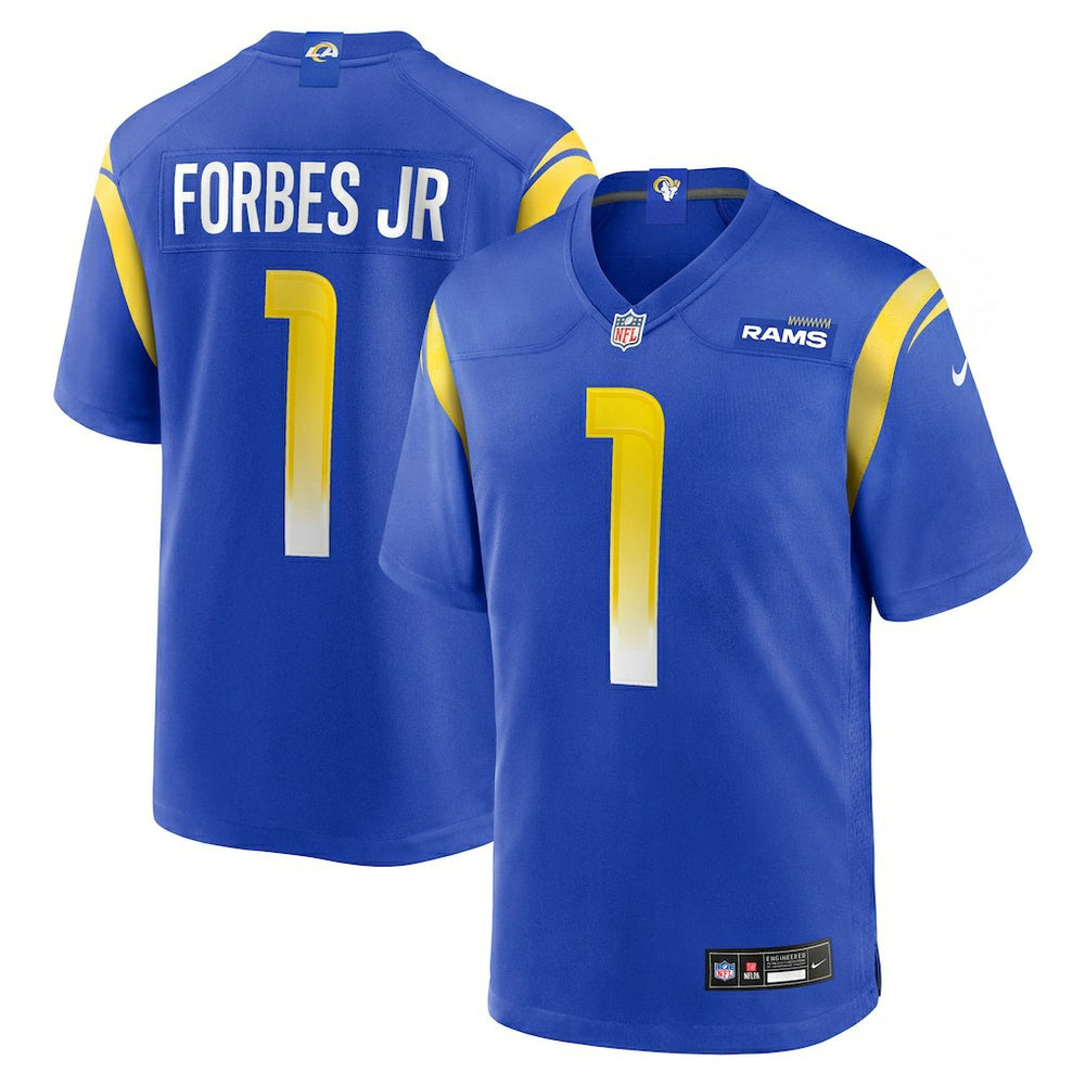 NFL Emmanuel Forbes Jr. Los Angeles Rams Team Game Jersey - Royal
