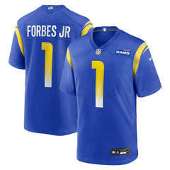 NFL Emmanuel Forbes Jr. Los Angeles Rams Team Game Jersey - Royal