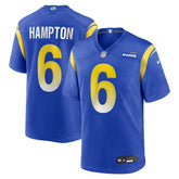 Nick Hampton Los Angeles Rams Team Game Jersey Royal