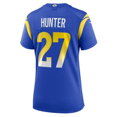 NFL Jarquez Hunter Los Angeles Rams Women's Team Game Jersey - Royal