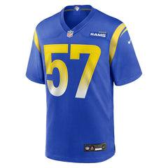 NFL Ty Hamilton Los Angeles Rams Team Game Jersey - Royal