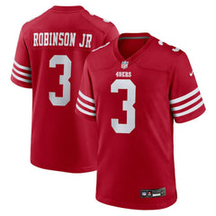 NFL Brian Robinson Jr. San Francisco 49ers Team Game Jersey - Scarlet