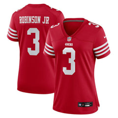 NFL Brian Robinson Jr. San Francisco 49ers Women's Team Game Jersey - Scarlet