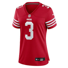 NFL Brian Robinson Jr. San Francisco 49ers Women's Team Game Jersey - Scarlet