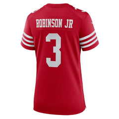 NFL Brian Robinson Jr. San Francisco 49ers Women's Team Game Jersey - Scarlet