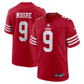 NFL Skyy Moore San Francisco 49ers Team Game Jersey - Scarlet