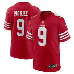 NFL Skyy Moore San Francisco 49ers Team Game Jersey - Scarlet