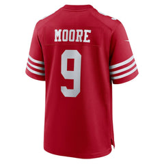 NFL Skyy Moore San Francisco 49ers Team Game Jersey - Scarlet