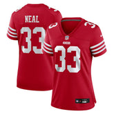 NFL Siran Neal San Francisco 49ers Women's Team Game Jersey - Scarlet