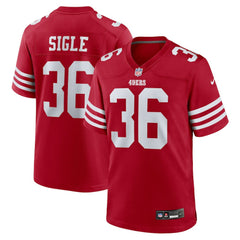 NFL Marques Sigle San Francisco 49ers Team Game Jersey - Scarlet
